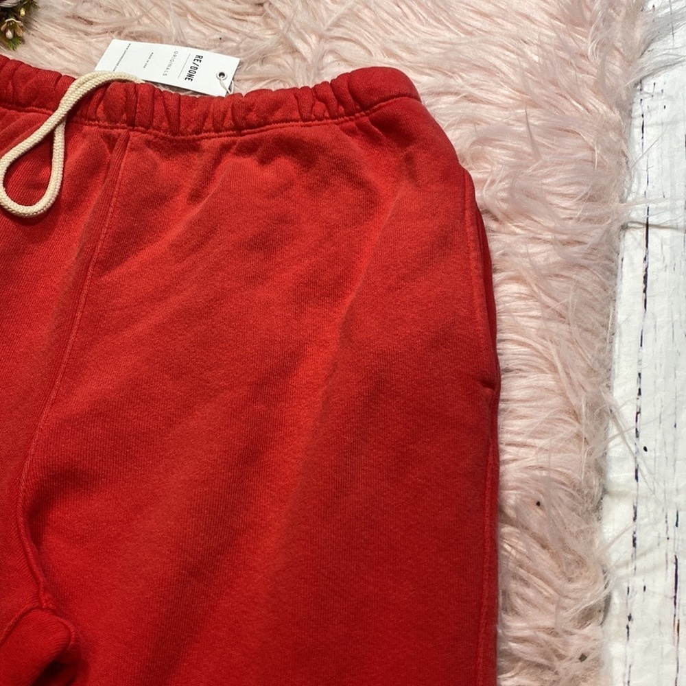 NWT RE/DONE 80’s Faded Crimson High Rise Sweatpants sz XS - Picture 6 of 11